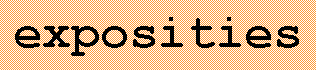Tekstvak: exposities